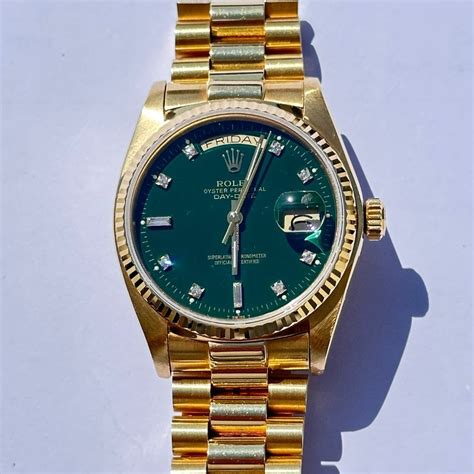 rolex 18038 green dial